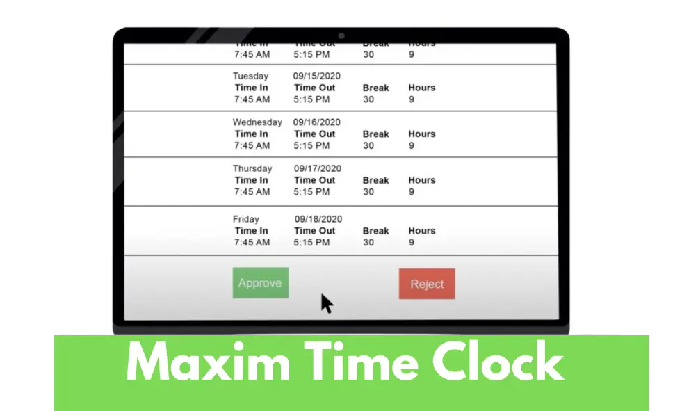 Function of Maxim Time Clock